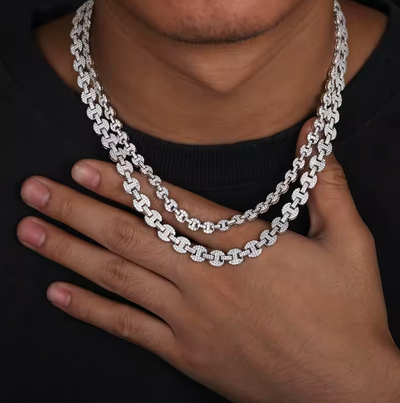 Cadena Iced Link Luxe