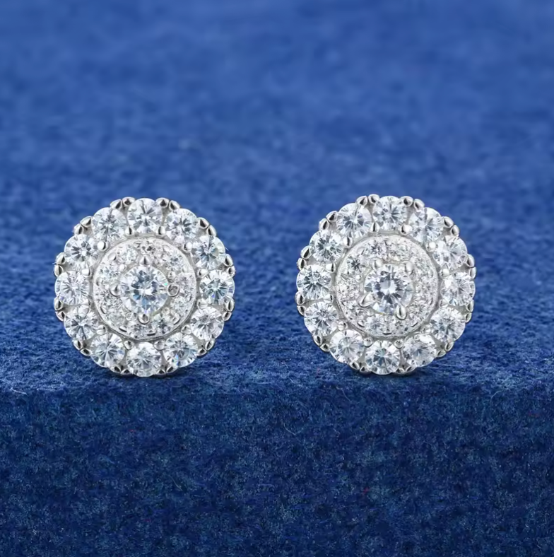 Aros Carson Halo Brillante