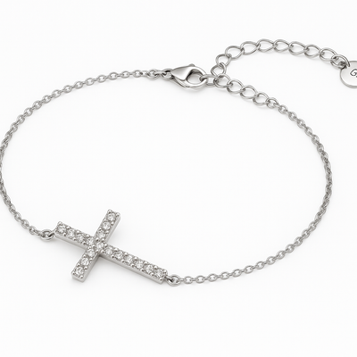 Pulsera Cruz 1mm